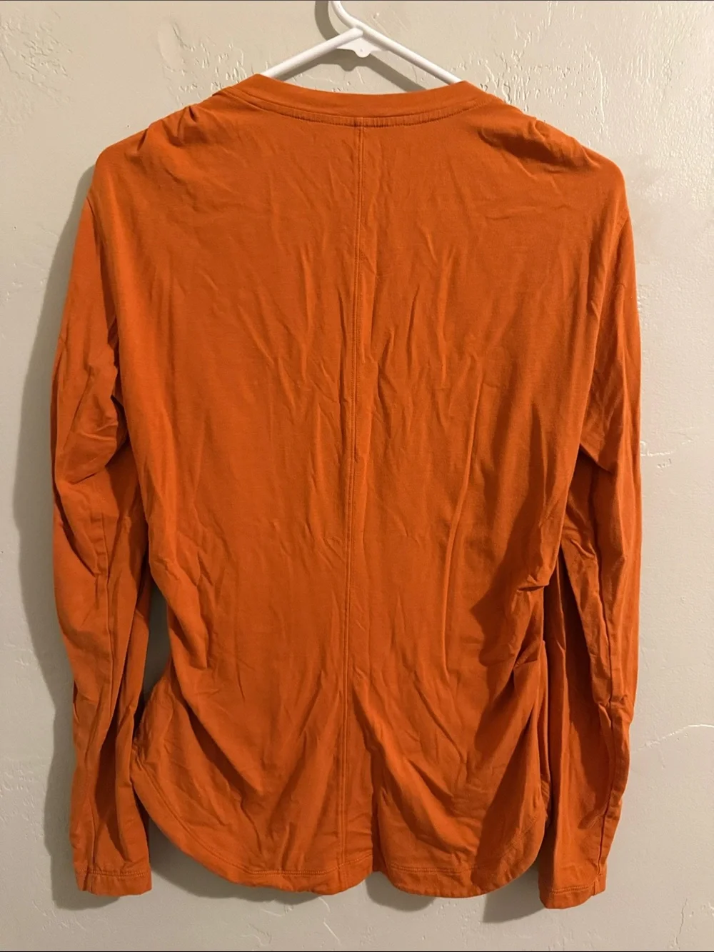 Athleta Long Sleeve V-Neck Top in Terra Cotta - Picture 7 of 8
